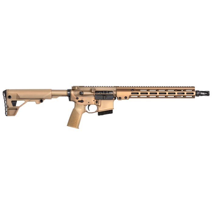 Geissele Automatics 08654S GFR Recce MOD1 6mm ARC 8+1 14.50" Threaded Barrel, Desert Dirt Cerakote Aluminum Receiver w/Picatinny Rail, M-LOK Handguard, Mil-Spec 6 Position Buffer Tube, DD Polymer Geis