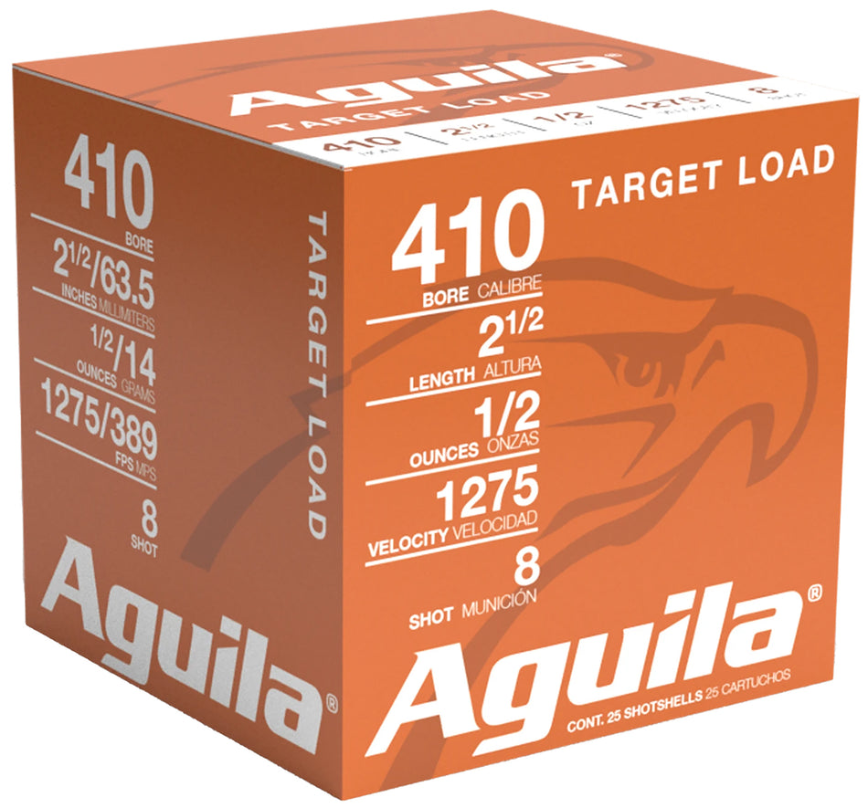Aguila Sub-Gauge High Velocity Shotgun Ammo .410 Bore 2.5 in 1/2 oz #8