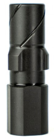 Huxwrx 3-Lug Muzzle Device Black .45 CAL 5/8-24 Thread