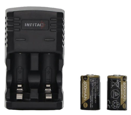 Infitac BC01 Rechargeable Battery and Charger Set for Thermal Optics
