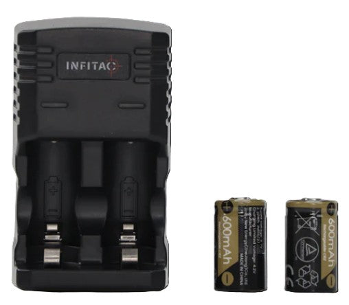 Infitac BC01 Rechargeable Battery and Charger Set for Thermal Optics