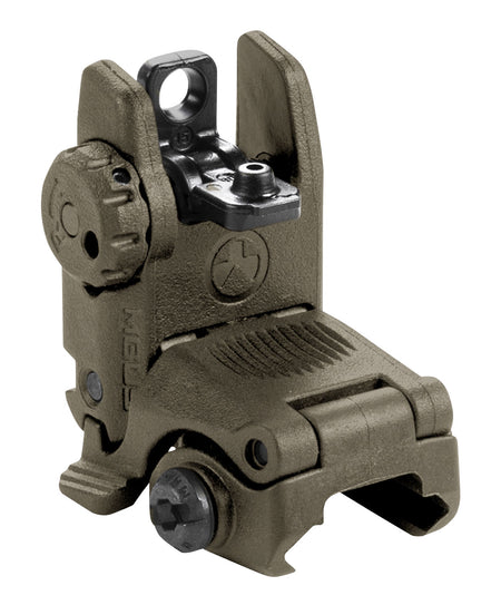 Magpul MBUS Rear Sight Olive Drab Green Polymer Flip-Up AR-15 MAG248-ODG
