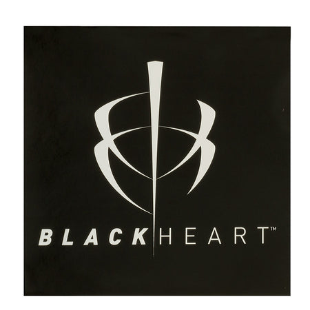 BlackHeart 5in. x 5in. UV Coated Chrome Decal
