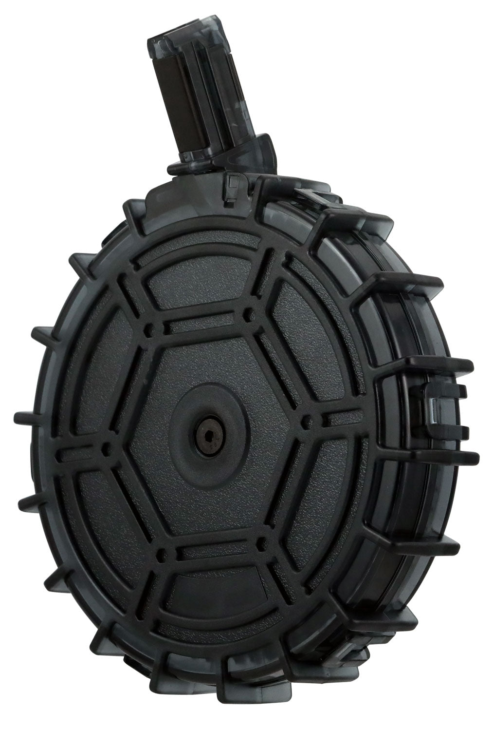 ProMag REMA4 Remington 597 Compatible 70-Round .22 LR Smoke Polycarbonate Drum Magazine