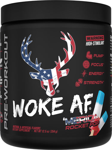 BUCKED UP PRE-WORKOUT WOKE AF ROCKET POP 30 SERVINGS