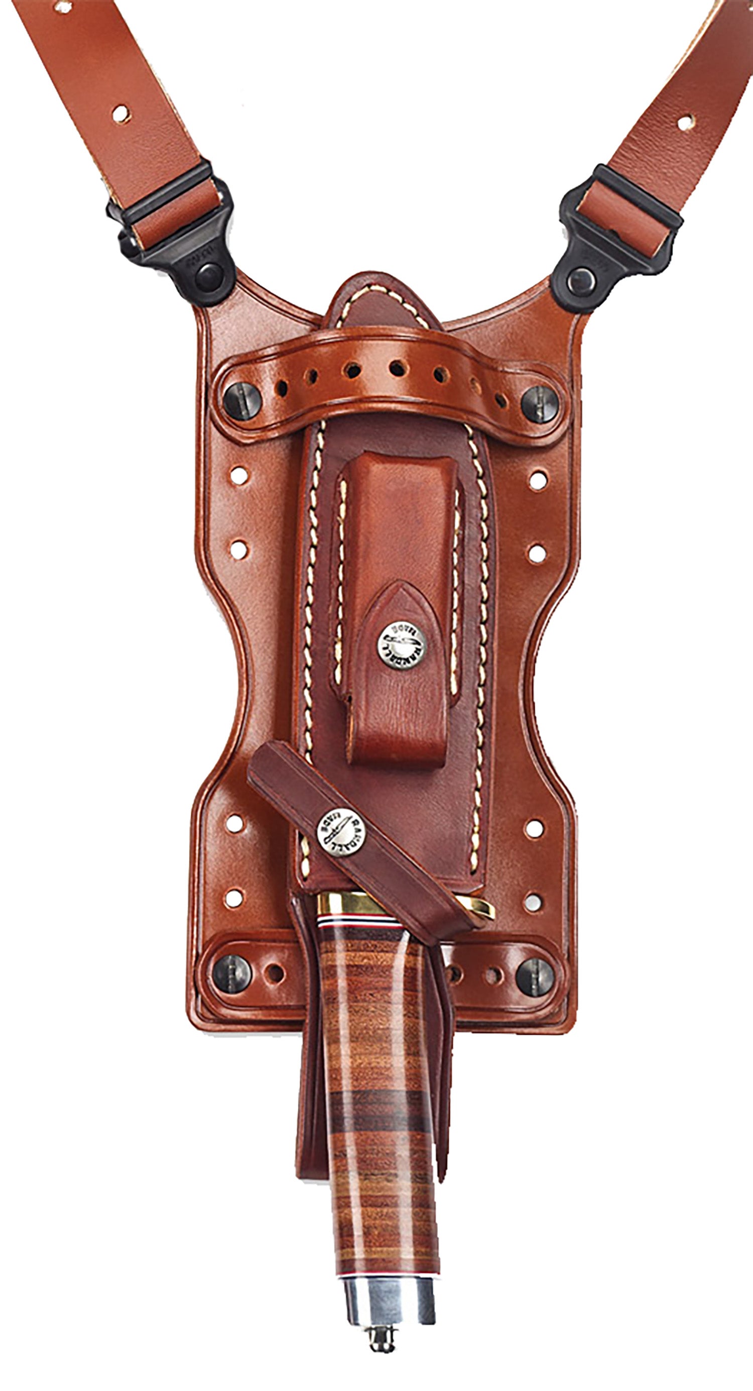 Galco SHU Shuka Tan Leather Universal Shoulder Knife Holder for Fixed-Blade Hunting and Fighting Knives