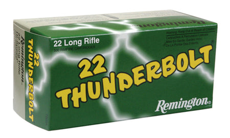 Remington 22 Thunderbolt .22 Long Rifle 40 grain Lead Round Nose ammunition