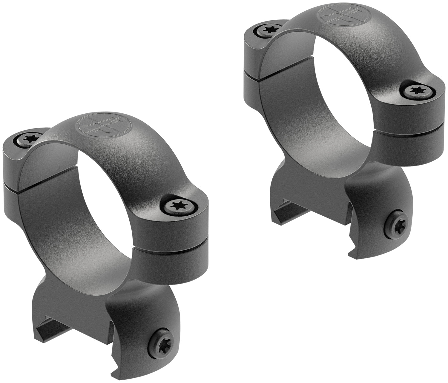 Leupold LRW Cross-Slot 30mm High Matte Black Scope Rings 120978