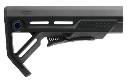 Strike Industries MOD1 AR-15 M16 Carbine Stock Mil-Spec Black with Blue Accent Synthetic