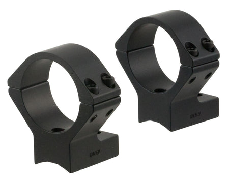 Talley 940725 One-Piece Scope Mount Ring Combo Savage Round Receiver AccuTrigger 1" Medium Rings