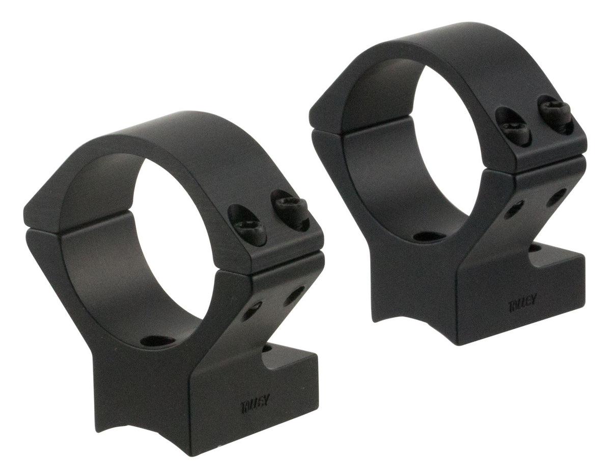 Talley 740725 One-Piece Scope Mount Ring Combo Savage Round Receiver AccuTrigger 30mm Medium Rings