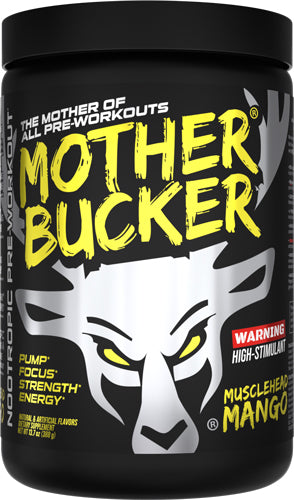 BUCKED UP PRE-WORKOUT MOTHER BUCKER MUSCLEHEAD MANGO 20 SRV