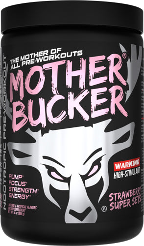 BUCKED UP PRE-WORKOUT MOTHER BUCKER STRAWBERRY SETS 20 SRV