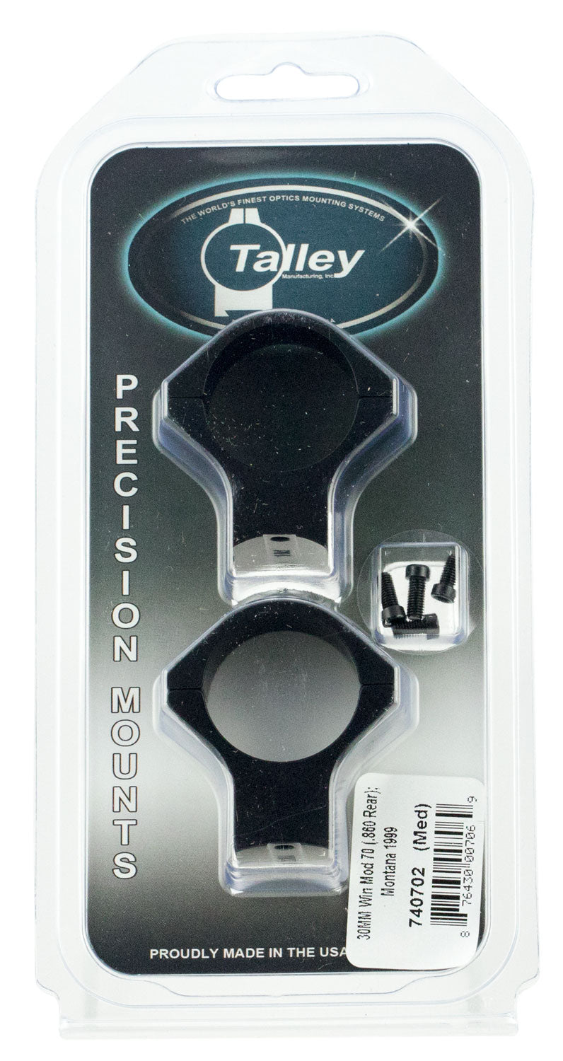 Talley 740702 One-Piece Scope Mount Ring Combo Montana Rifle Company 1999 30mm Medium Rings