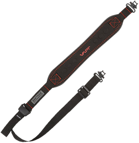 Allen BakTrak Vapor Adjustable Rifle Sling Black/Red Nylon with Quick-Adjust Cam Lock
