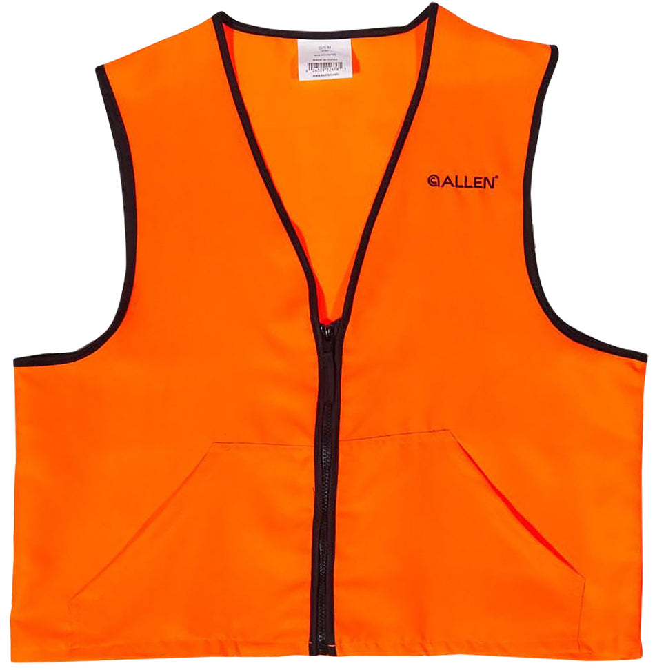 Allen Deluxe Hunting Safety Vest Medium Orange Polyester 15765