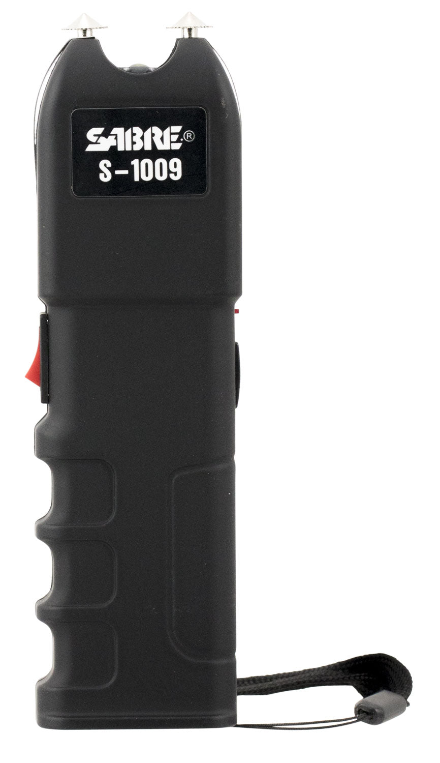 Sabre S1009 Stun Gun 1.25 uC with 120-Lumen Flashlight Black Plastic