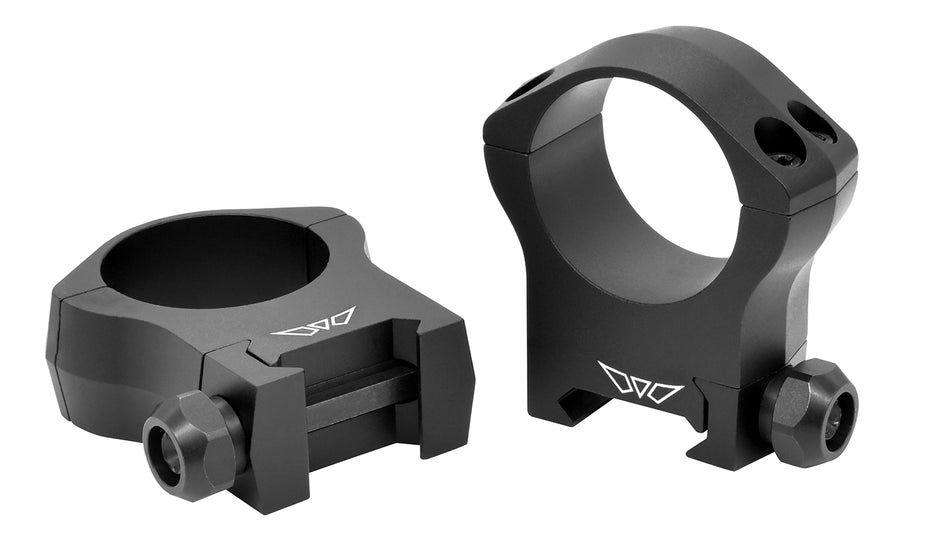 Warne Mountain Tech Scope Rings 7215M 30mm High Matte Black 0 MOA