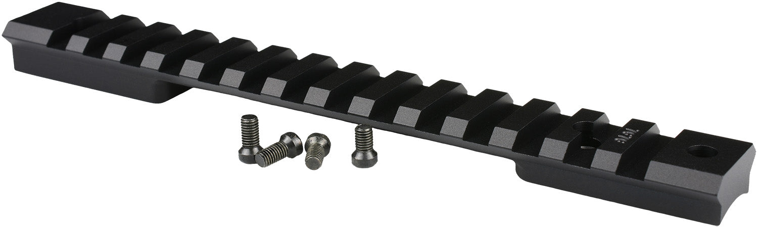Warne Mountain Tech Tactical Scope Base Winchester Model 70/Marlin XL-7 Long Action 0 MOA Black