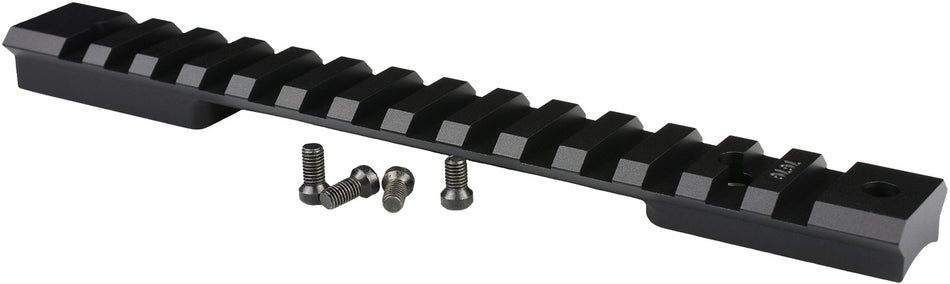 Warne Mountain Tech Tactical Scope Base Winchester Model 70/Marlin XL-7 Long Action 0 MOA Black