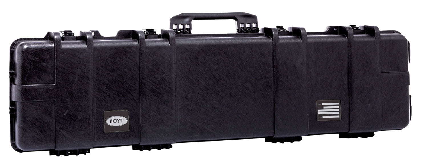 Boyt Harness H51 H-Series Two-Rifle Hard Case Black Polypropylene Dust and Water Resistant
