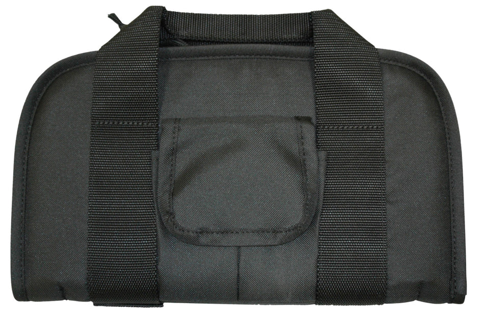 Bob Allen 79010 Max-Ops 13" Tactical Pistol Case Black Water Resistant Poly Webbing Handles