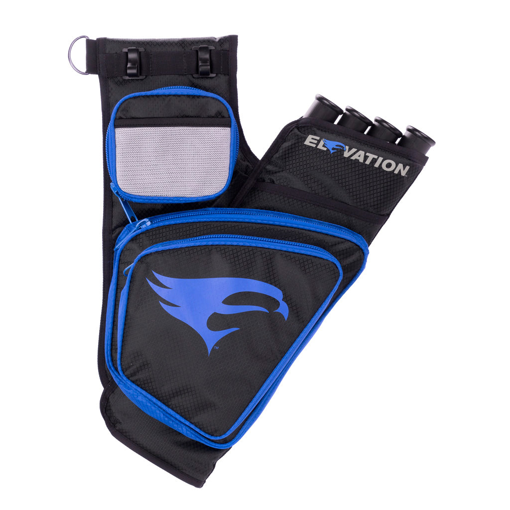 Elevation Transition Hip Quiver Black/Blue RH with Accessory Pockets