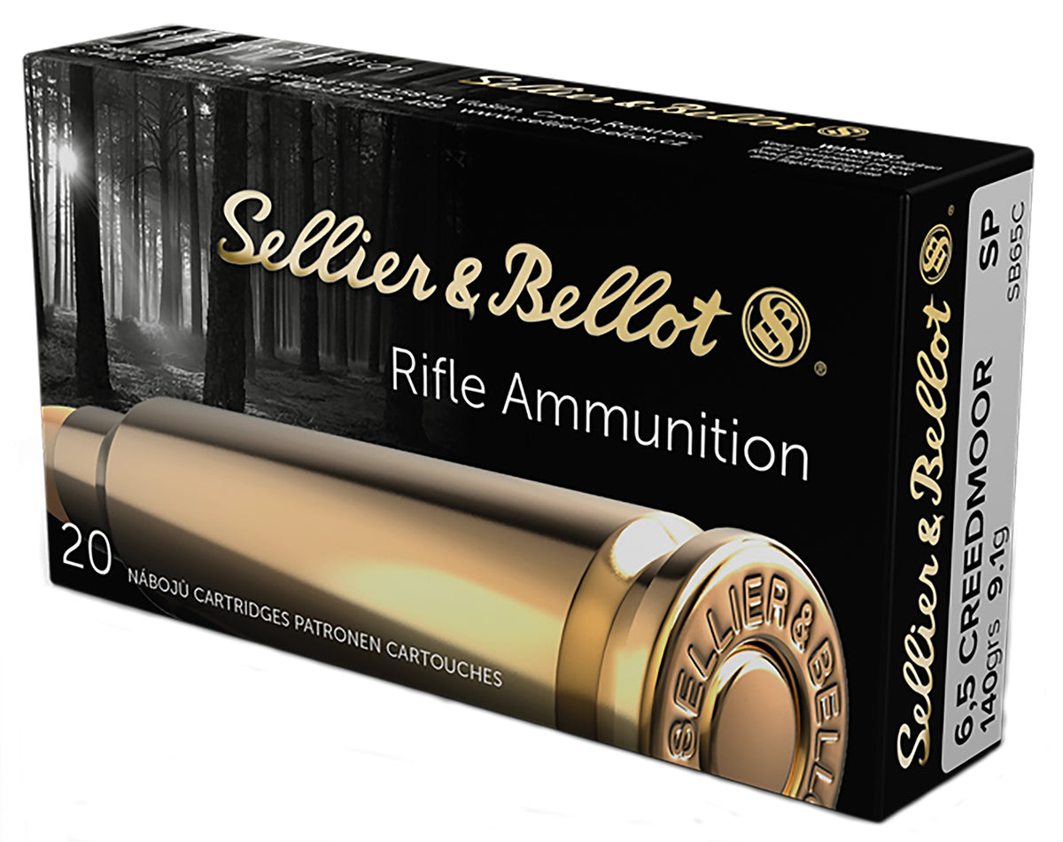 Sellier & Bellot (S&B) SB65C Rifle 6.5 Creedmoor 140 gr Soft Point (SP)