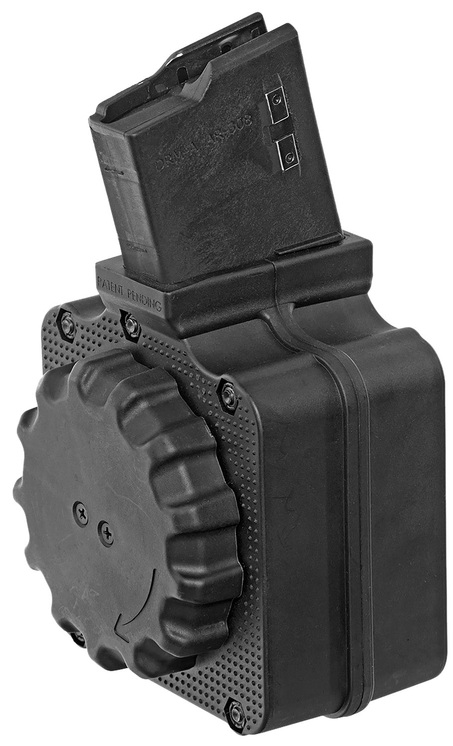 ProMag DRMA1 AR-10 Compatible 50-Round .308 Win/7.62x51mm Drum Magazine Black Polymer