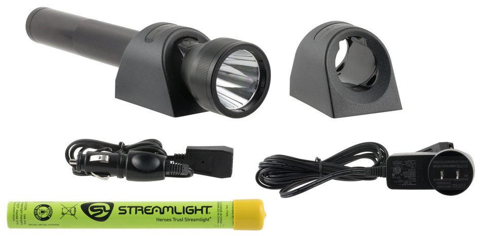 Streamlight SL-20L Black Anodized 20703 Professional Rechargeable Flashlight 450-Lumen White LED