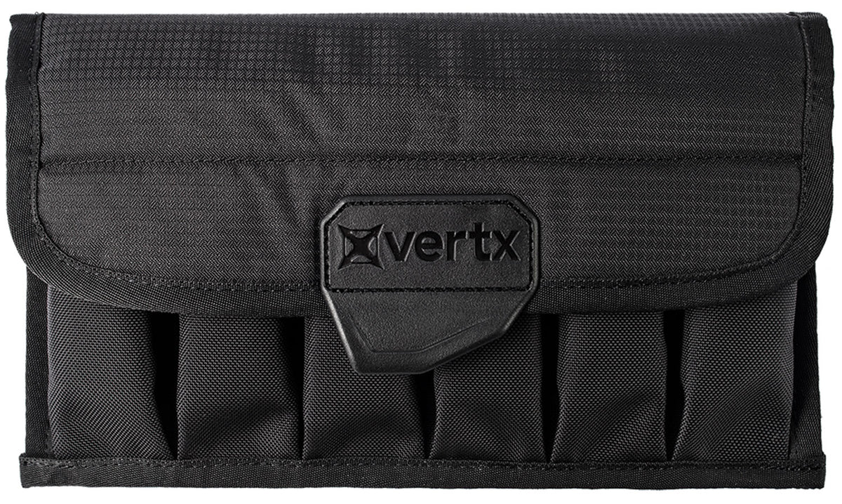 Vertx VTX5170BK Cordura Mag Pouch Black Velcro Closure Up to 12 Single Stack Magazines