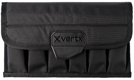 Vertx VTX5170BK Cordura Mag Pouch Black Velcro Closure Up to 12 Single Stack Magazines