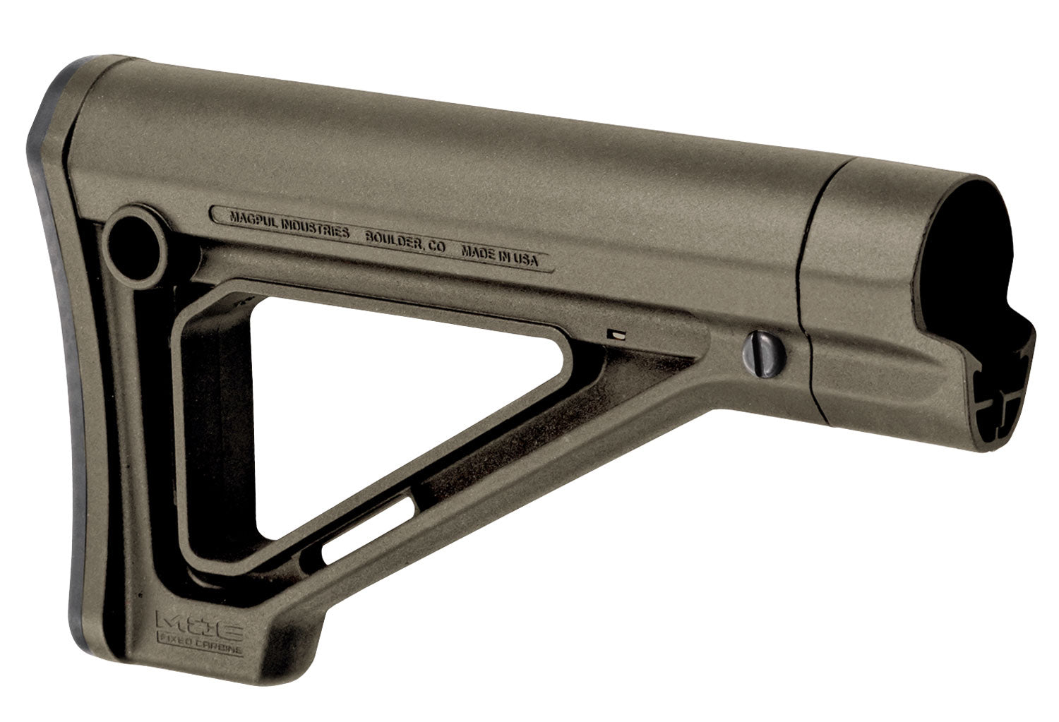 Magpul MOE Mil-Spec Fixed Carbine Stock OD Green Polymer AR-15/M16/M4 (MAG480-ODG)