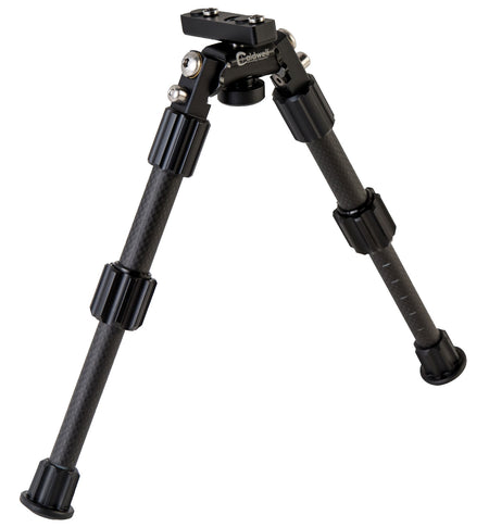 Caldwell Accumax Premium Tactical Bipod M-LOK and KeyMod Attachment 6-9" Carbon Fiber Black