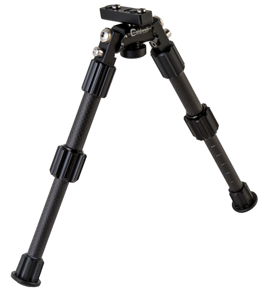 Caldwell Accumax Premium Tactical Bipod M-LOK and KeyMod Attachment 6-9" Carbon Fiber Black
