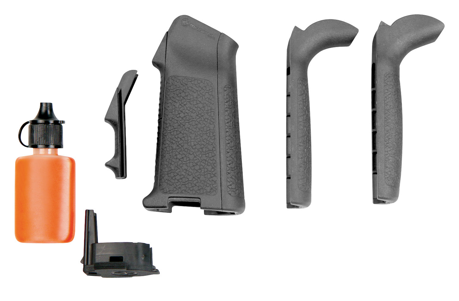Magpul MAG520-GRY MIAD Gen 1.1 Aggressive Textured Grip Kit Gray Polymer for AR-15
