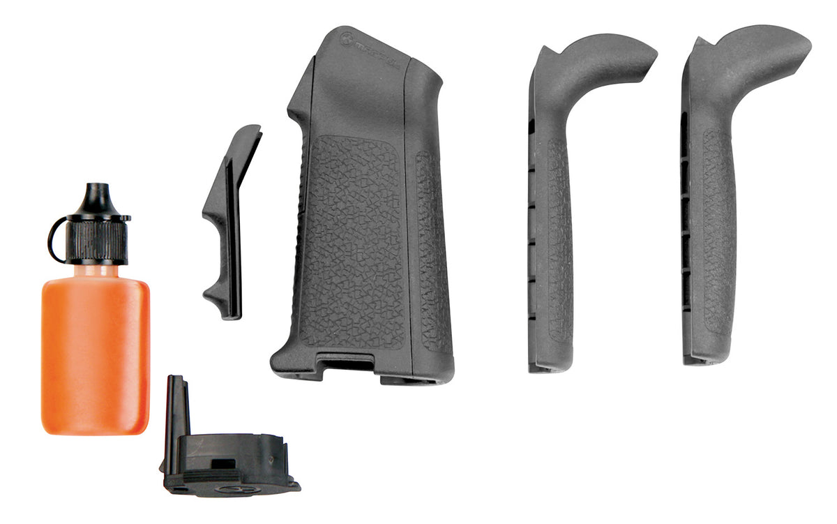 Magpul MIAD Type 2 Gen 1.1 Gray Polymer Grip Kit with Interchangeable Straps for AR Platform