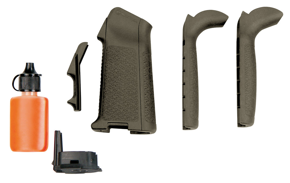 Magpul MIAD Type 2 Gen 1.1 OD Green Polymer Grip Kit with Interchangeable Straps for AR Platform
