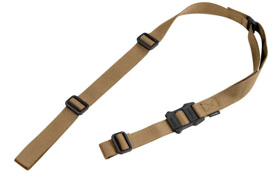 Magpul MS1 Rifle Sling Coyote Tan Nylon MAG513COY Two-Point 48"-60" Adjustable