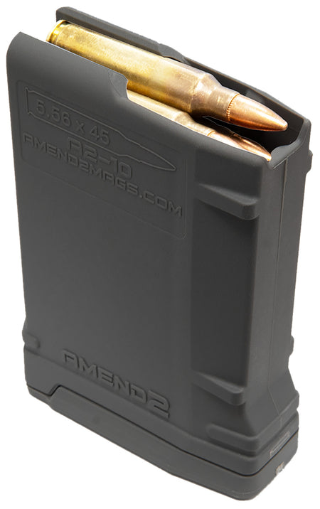 Amend2 MOD-2 .223 Rem/5.56 NATO 10rd Anti-Tilt Polymer Rifle Magazine for AR-15 Black