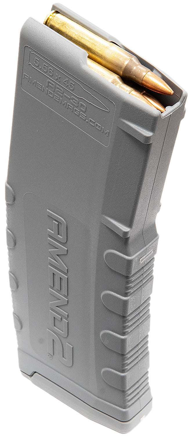 Amend2 MOD-2 .223 Rem/5.56 NATO 30rd Anti-Tilt Polymer Rifle Magazine for AR-15 Gray
