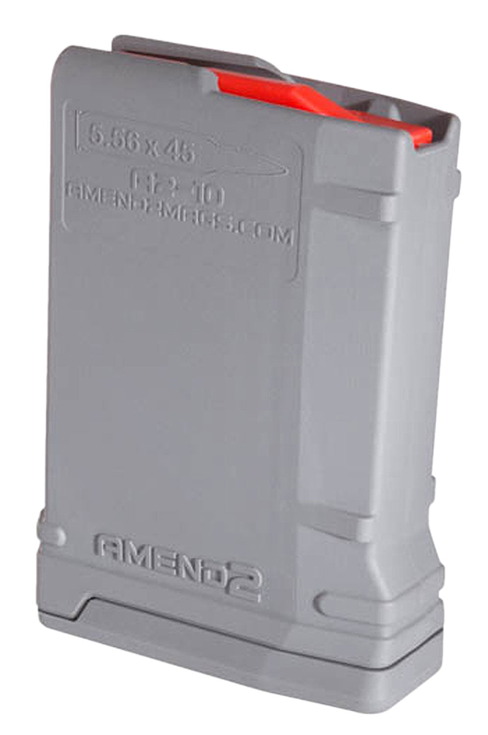 Amend2 MOD-2 .223 Rem/5.56 NATO 10rd Anti-Tilt Polymer Rifle Magazine for AR-15 Gray
