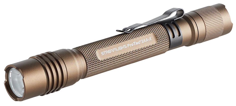 Streamlight ProTac 2AA Coyote 88072 Compact Tactical Flashlight 250 Lumens White C4 LED