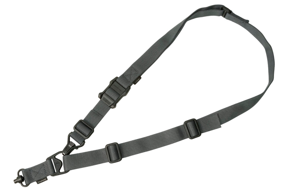 Magpul MS3 Single QD Gen2 Gray Nylon Rifle Sling MAG515GRY One-Two Point 48"-60" OAL Adjustable