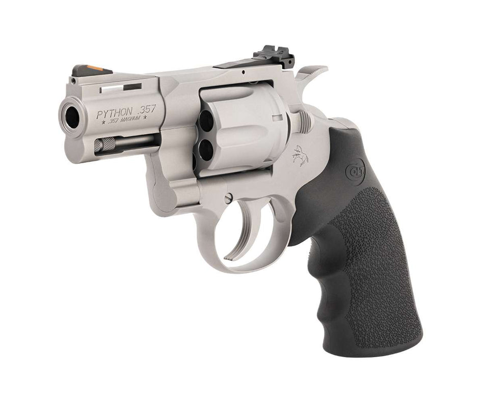 dCOLT PYTHON MATTE STAINLESS REVOLVER 357 MAG 3" 6 RD