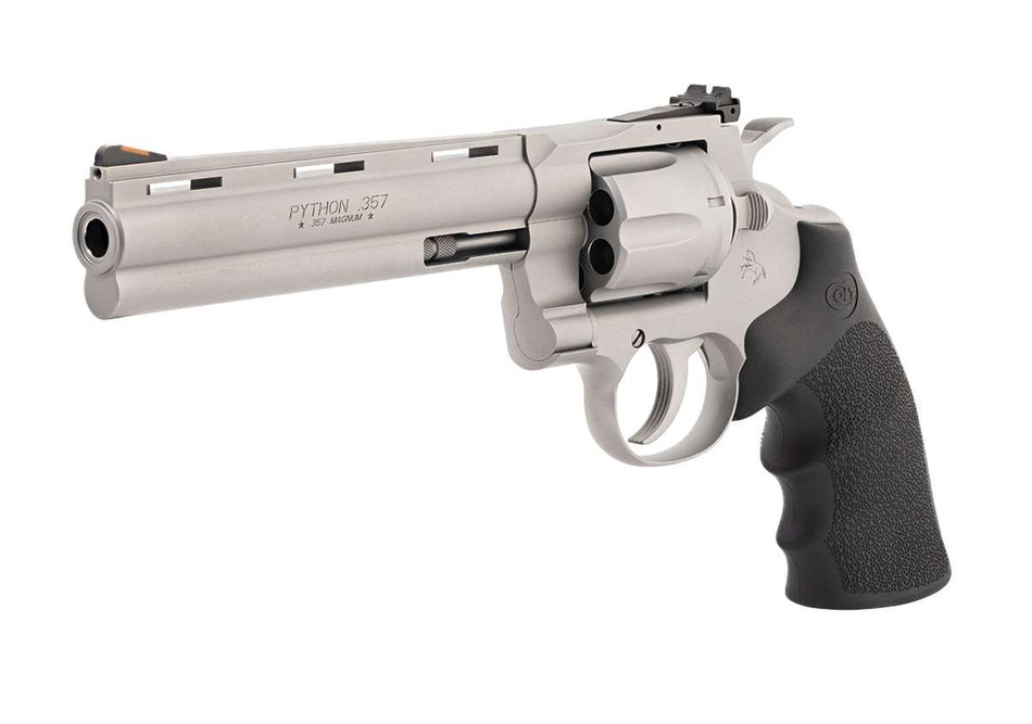dCOLT PYTHON MATTE STAINLESS REVOLVER 357 MAG 6" 6 RD
