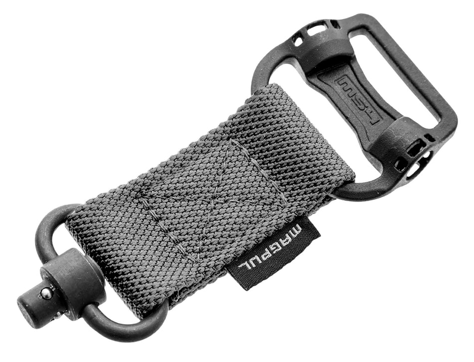 Magpul MS1/MS4 Sling Adapter Stealth Gray – 1.25" NIR Nylon Webbing, QD, Fits AR-15/M4/M16/AK