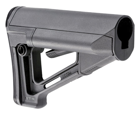 Magpul MOE STR Gray Synthetic Carbine Stock with Battery Tubes for AR-15/M4 Mil-Spec Tube (MAG470-GRY)