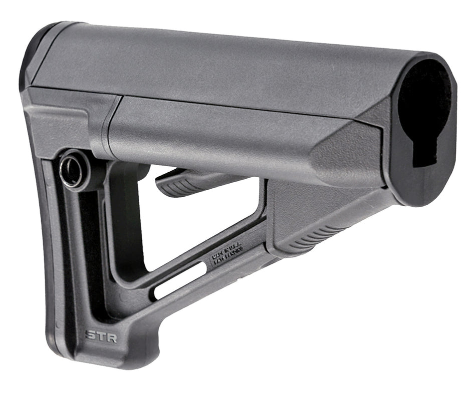 Magpul MOE STR Gray Synthetic Carbine Stock with Battery Tubes for AR-15/M4 Mil-Spec Tube (MAG470-GRY)
