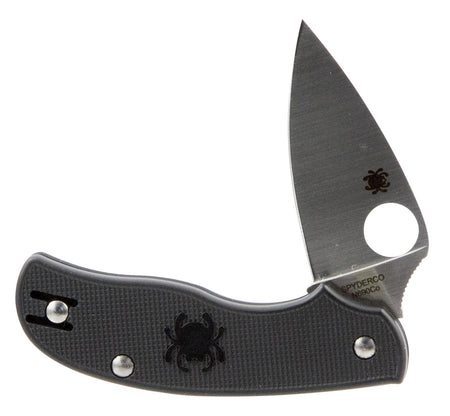 Spyderco Urban Lightweight 2.61" Drop Point N690Co Stainless Folding Pocket Knife C127PBK Black FRN Handle